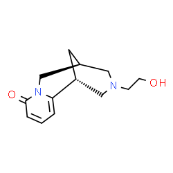 ChemSpider 2D Image | (1R,9S)-11-(2-Hydroxyethyl)-7,11-diazatricyclo[7.3.1.0~2,7~]trideca-2,4-dien-6-one | C13H18N2O2