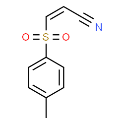 ChemSpider 2D Image | (2Z)-3-[(4-Methylphenyl)sulfonyl]acrylonitrile | C10H9NO2S