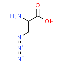 ChemSpider 2D Image | 3-Azidoalanine | C3H6N4O2