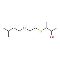 ChemSpider 2D Image | 3-{[2-(3-Methylbutoxy)ethyl]sulfanyl}-2-butanol | C11H24O2S
