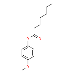ChemSpider 2D Image | 4-Methoxyphenyl heptanoate | C14H20O3
