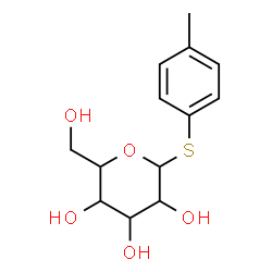 ChemSpider 2D Image | 4-Methylphenyl 1-thiohexopyranoside | C13H18O5S