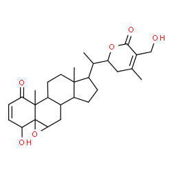 ChemSpider 2D Image | 4,27-Dihydroxy-5,6:22,26-diepoxyergosta-2,24-diene-1,26-dione | C28H38O6