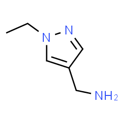 ChemSpider 2D Image | 1-Ethyl-1H-pyrazole-4-methanamine | C6H11N3