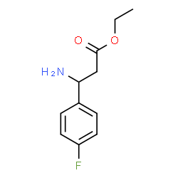 ChemSpider 2D Image | Ethyl 3-amino-3-(4-fluorophenyl)propanoate | C11H14FNO2