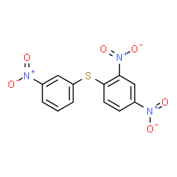 ChemSpider 2D Image | 2,4-Dinitro-1-[(3-nitrophenyl)sulfanyl]benzene | C12H7N3O6S