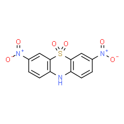 ChemSpider 2D Image | 3,7-Dinitro-10H-phenothiazine 5,5-dioxide | C12H7N3O6S