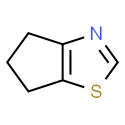 ChemSpider 2D Image | 5,6-Dihydro-4H-cyclopenta[d][1,3]thiazole | C6H7NS