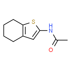 ChemSpider 2D Image | N-(4,5,6,7-Tetrahydrobenzo[b]thien-2-yl)acetamide | C10H13NOS