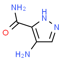 ChemSpider 2D Image | 4-Amino-1H-pyrazole-5-carboxamide | C4H6N4O