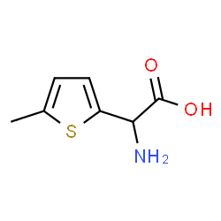 ChemSpider 2D Image | Amino(5-methyl-2-thienyl)acetic acid | C7H9NO2S