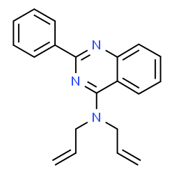 ChemSpider 2D Image | N,N-Diallyl-2-phenyl-4-quinazolinamine | C20H19N3
