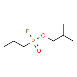 ChemSpider 2D Image | Isobutyl propylphosphonofluoridate | C7H16FO2P