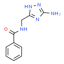 ChemSpider 2D Image | N-[(3-Amino-1H-1,2,4-triazol-5-yl)methyl]benzamide | C10H11N5O