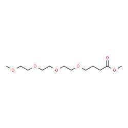 ChemSpider 2D Image | Methyl 2,5,8,11-tetraoxapentadecan-15-oate | C12H24O6