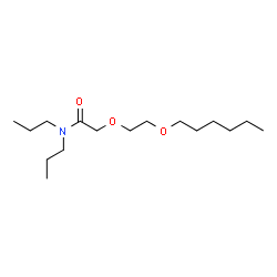 ChemSpider 2D Image | 2-[2-(Hexyloxy)ethoxy]-N,N-dipropylacetamide | C16H33NO3