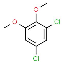 ChemSpider 2D Image | 1,5-Dichloro-2,3-dimethoxybenzene | C8H8Cl2O2