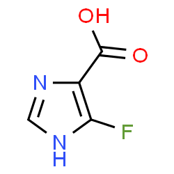 ChemSpider 2D Image | 5-Fluoro-1H-imidazole-4-carboxylic acid  | C4H3FN2O2
