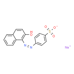 ChemSpider 2D Image | Sodium 4-[(Z)-(2-hydroxy-1-naphthyl)diazenyl]benzenesulfonate | C16H11N2NaO4S