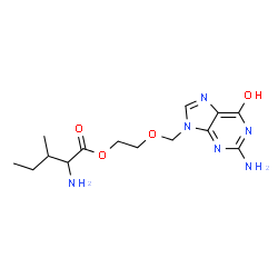 ChemSpider 2D Image | Acyclovir L-isoleucinate | C14H22N6O4