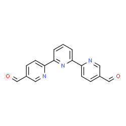 ChemSpider 2D Image | 2,2':6',2''-Terpyridine-5,5''-dicarbaldehyde | C17H11N3O2