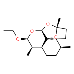 ChemSpider 2D Image | (1R,4R,5S,8S,9R,10S,12S)-10-Ethoxy-1,5,9-trimethyl-11,14,15-trioxatetracyclo[10.2.1.0~4,13~.0~8,13~]pentadecane | C17H28O4