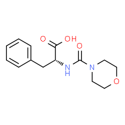 ChemSpider 2D Image | N-(4-Morpholinylcarbonyl)-D-phenylalanine | C14H18N2O4