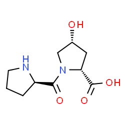 ChemSpider 2D Image | D-Prolyl-(4R)-4-hydroxy-D-proline | C10H16N2O4