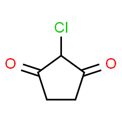 ChemSpider 2D Image | 2-Chloro-1,3-cyclopentanedione | C5H5ClO2