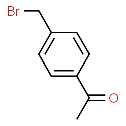 ChemSpider 2D Image | 1-[4-(Bromomethyl)phenyl]ethanone | C9H9BrO