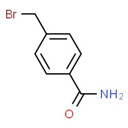 ChemSpider 2D Image | 4-Bromomethylbenzamide | C8H8BrNO