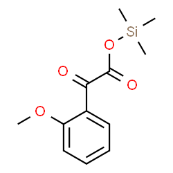 ChemSpider 2D Image | Trimethylsilyl (2-methoxyphenyl)(oxo)acetate  | C12H16O4Si