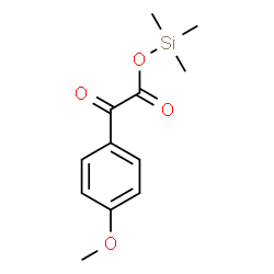 ChemSpider 2D Image | Trimethylsilyl (4-methoxyphenyl)(oxo)acetate  | C12H16O4Si
