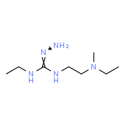 ChemSpider 2D Image | N-Ethyl-N'-{2-[ethyl(methyl)amino]ethyl}carbonohydrazonic diamide | C8H21N5