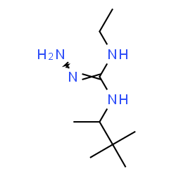 ChemSpider 2D Image | N-(3,3-Dimethyl-2-butanyl)-N'-ethylcarbonohydrazonic diamide | C9H22N4