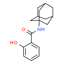 ChemSpider 2D Image | N-(Adamantan-1-yl)-2-hydroxybenzamide | C17H21NO2