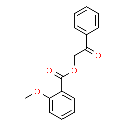 ChemSpider 2D Image | 2-Oxo-2-phenylethyl 2-methoxybenzoate | C16H14O4