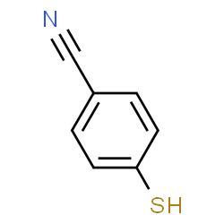 ChemSpider 2D Image | 4-CYANOTHIOPHENOL | C7H5NS