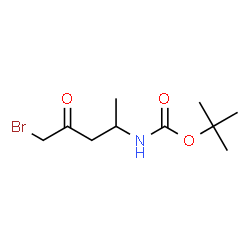 ChemSpider 2D Image | 2-Methyl-2-propanyl (5-bromo-4-oxo-2-pentanyl)carbamate | C10H18BrNO3
