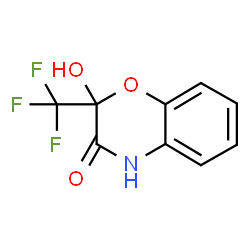 ChemSpider 2D Image | 2-Hydroxy-2-(trifluoromethyl)-2H-1,4-benzoxazin-3(4H)-one | C9H6F3NO3