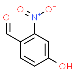 ChemSpider 2D Image | 4-Hydroxy-2-nitrobenzaldehyde | C7H5NO4