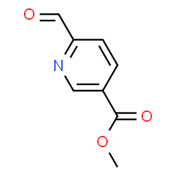 ChemSpider 2D Image | Methyl 6-formylnicotinate | C8H7NO3
