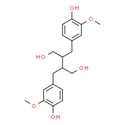 ChemSpider 2D Image | SECOISOLARICIRESINOL, (+)- | C20H26O6