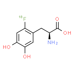 ChemSpider 2D Image | Fluorodopa F 18 | C9H1018FNO4