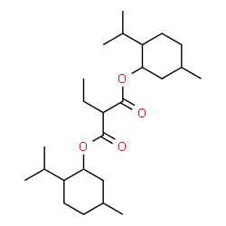 ChemSpider 2D Image | Malonic acid, ethyl-, di-(-)-menthyl ester | C25H44O4