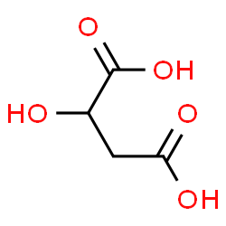 ChemSpider 2D Image | (±)-Malic Acid | C4H6O5