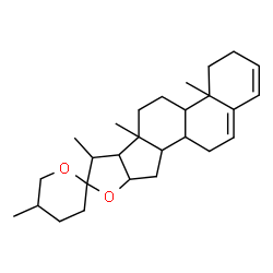 ChemSpider 2D Image | Spirosta-3,5-dien  | C27H40O2