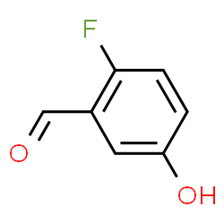 ChemSpider 2D Image | 2-Fluoro-5-hydroxybenzaldehyde | C7H5FO2
