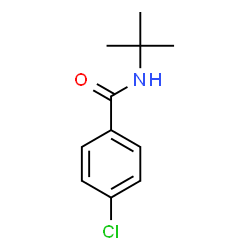 ChemSpider 2D Image | 4-Chloro-N-(1,1-dimethylethyl)benzamide | C11H14ClNO