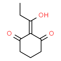 ChemSpider 2D Image | 2-(1-Hydroxypropylidene)-1,3-cyclohexanedione | C9H12O3